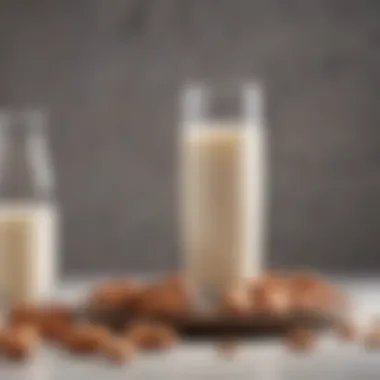 Sustainability aspects of almond milk production