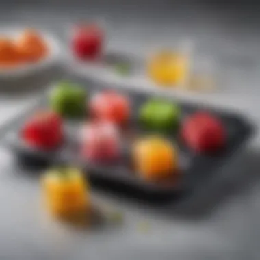 Fun-Shaped Ice Cube Trays Innovative ice cube trays shaped like various fun designs