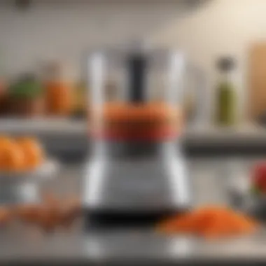 Compact and Efficient Design Compact design of a mini chopper food processor