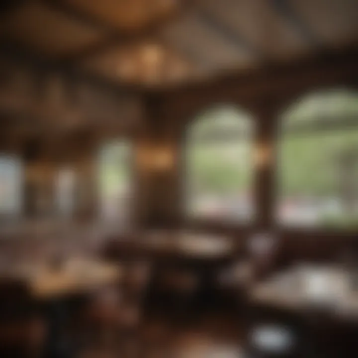 Cozy Dining Ambiance An inviting atmosphere inside an Asheville dining establishment