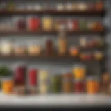 Elegant display of Oxo containers showcasing organization in kitchen