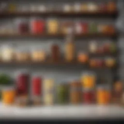 Elegant display of Oxo containers showcasing organization in kitchen