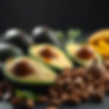 Healthy Fats to Include in Your Atkins Meal Plan Assortment of healthy fats like avocados and nuts