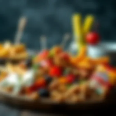 Creative Low-Carb Snack Ideas for Atkins Dieters Colorful display of low-carb snacks