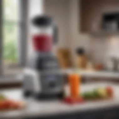 Vitamix blender in a home setting, illustrating its integration into kitchen decor