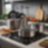 Calphalon cookware in a modern kitchen setting