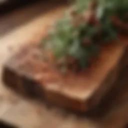 A beautifully seasoned cedar plank ready for grilling