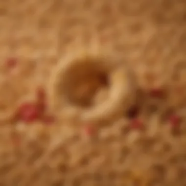 A close-up of Cheerios highlighting their fiber content