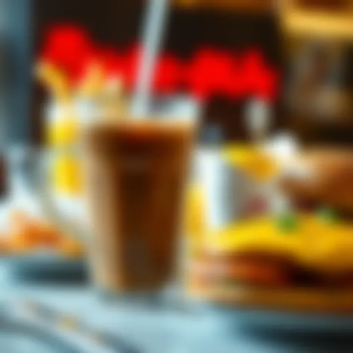 Freshly brewed coffee alongside popular breakfast items