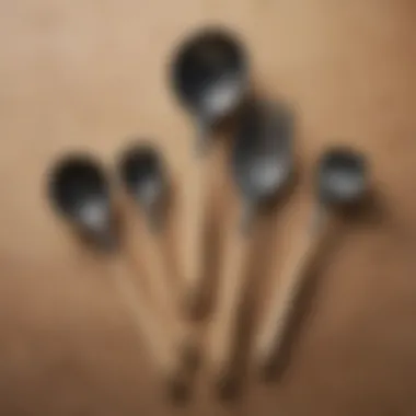 A selection of utensils categorized by functionality.