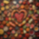 Colorful assortment of heart-healthy foods rich in omega-3 fatty acids