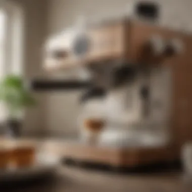 Stylish Cappuccino Espresso Machine Elegant cappuccino espresso machine with stylish design