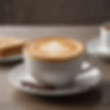 Deliciously Brewed Cappuccino Freshly brewed cappuccino with rich foam