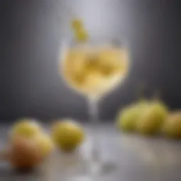 Elegant cocktail presentation with Ciroc White Grape.