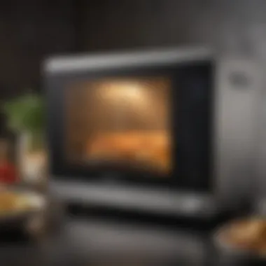 Technical specifications chart for Panasonic microwave models