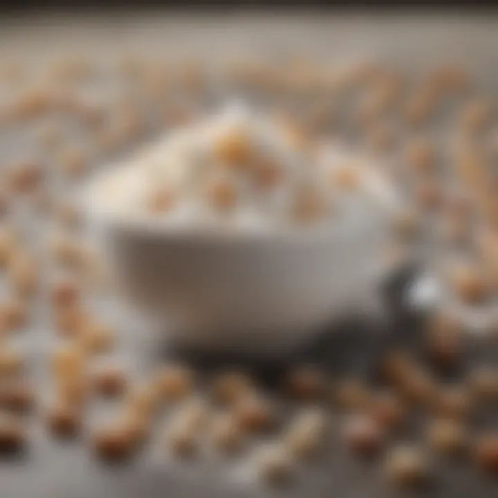 Display of natural sugar substitutes and health-conscious sweeteners