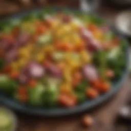 A vibrant spring vegetable medley