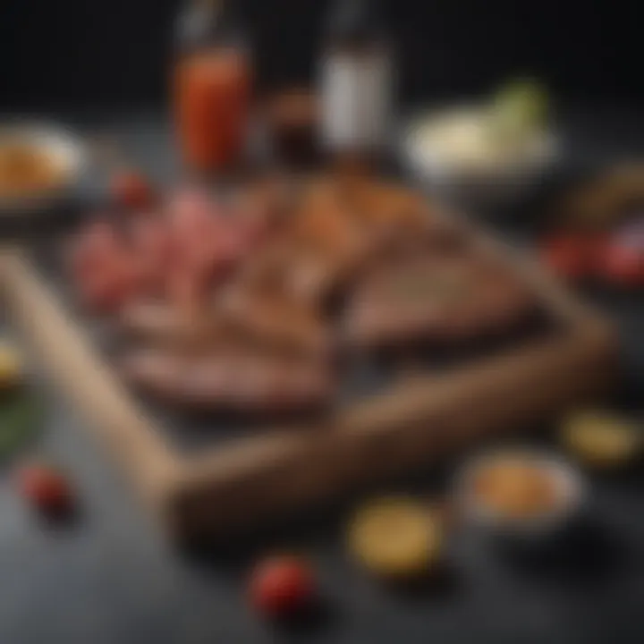 BBQ gift set presented in an elegant gift box