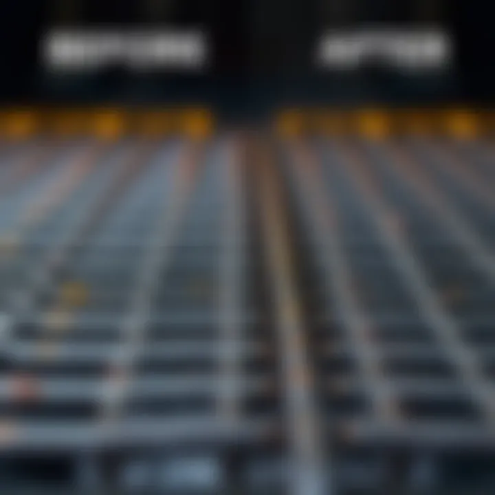 Before and After: Grill Grate Transformation Before and after comparison of grill grates