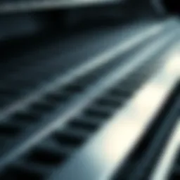 Shiny stainless steel grill grates after cleaning