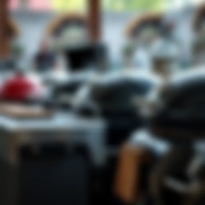 Varieties of Barbeque Grills Different types of barbeque grills lined up