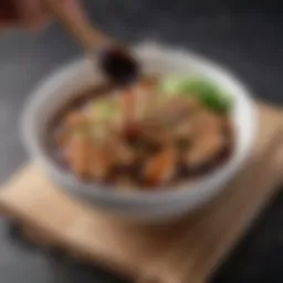 A vibrant bowl of gluten-free teriyaki sauce made from alternative ingredients