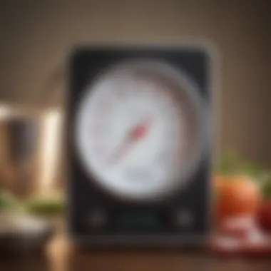 Optimal Fermentation Temperature A thermometer showing the ideal temperature for yogurt fermentation
