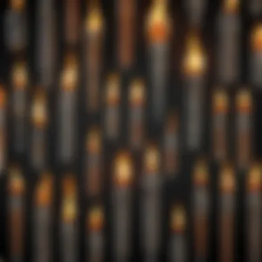 Diverse Designs of Butane Torches An array of different butane torches highlighting their unique designs and functionalities