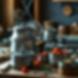 Elegant cookware steamer pot arrangement