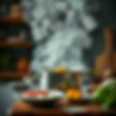 Diverse materials used in steamer pot construction