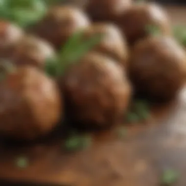 Herbs and Spices for Enhancing Meatball Flavors A variety of herbs and spices used in meatball recipes