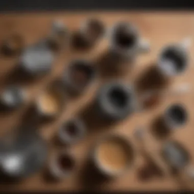 Equipment Essentials: Tools for the Perfect Brew An assortment of high-quality coffee brewing equipment laid out neatly