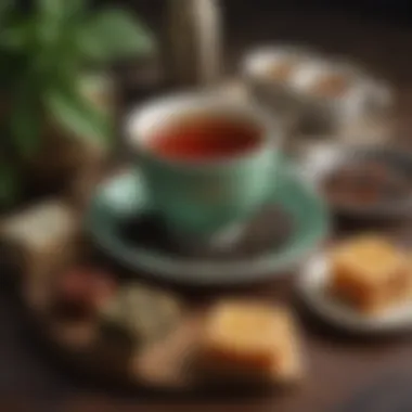 Exploring Tea Variations An array of tea accessories and ingredients for personalized tea experiences.