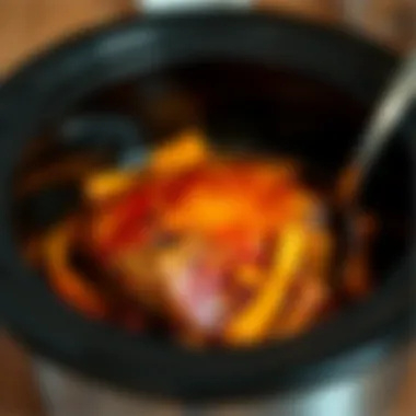 A tantalizing pot roast simmering in the crock pot