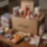 Thoughtfully arranged care package for single mothers