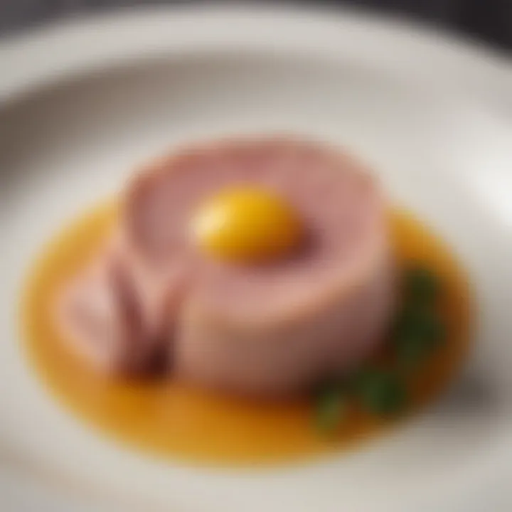 A beautifully plated dish that highlights the rich flavor imparted by pork tallow