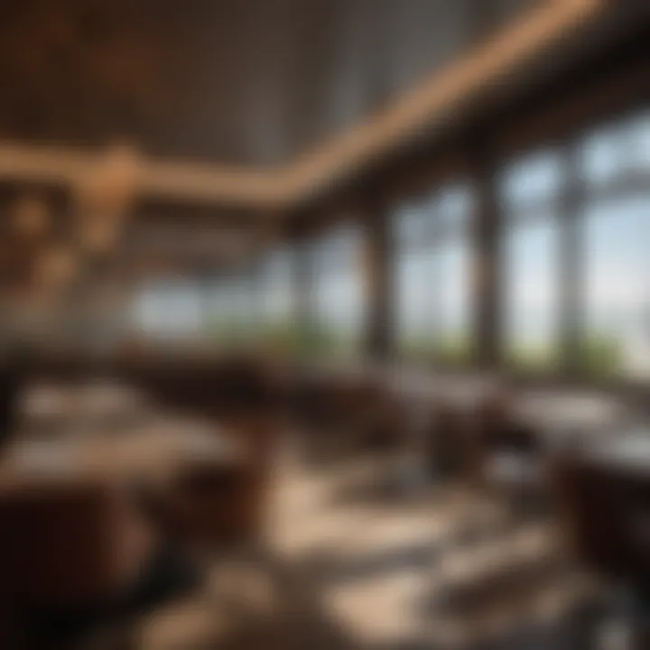An inviting interior of an upscale restaurant in Dewey Beach