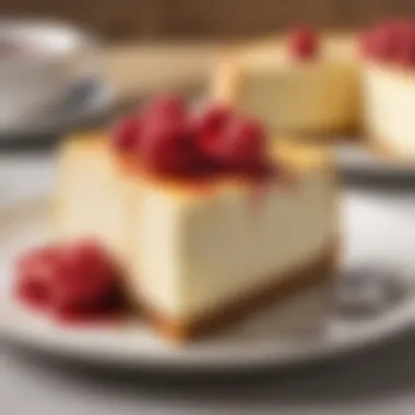 Creamy cheesecake crafted with Splenda