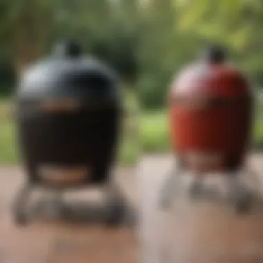 Side-by-side comparison of Kamado Joe II and III features