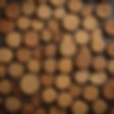 An assortment of different variations of digestive biscuits on a rustic table.