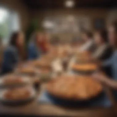 A table filled with customers enjoying their meal at Dominos