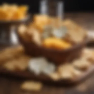 Gourmet Cheese and Crackers Arrangement A beautifully arranged basket featuring gourmet cheeses and crackers.