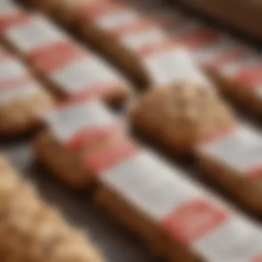 Inviting price tags for baked treats