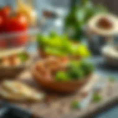 Healthy meal preparation