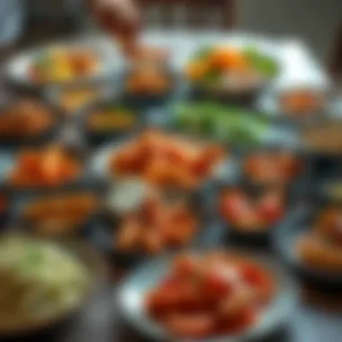 An array of dishes ready for a delightful gathering