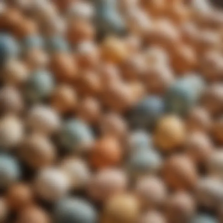 A collection of eggs with unique patterns and hues, highlighting versatility