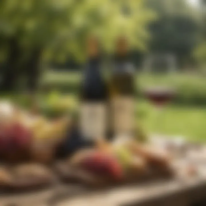 A selection of fine Napa wines elegantly displayed for pairing