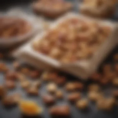 High-Energy Snacks for Survival Kits A collection of high-energy snacks like nuts and protein bars suited for survival kits.