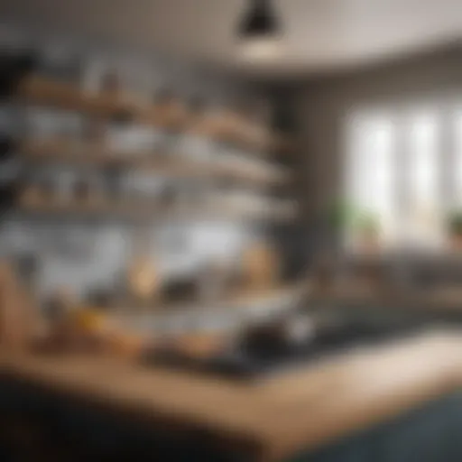 A well-organized kitchen with essential utensils and appliances.
