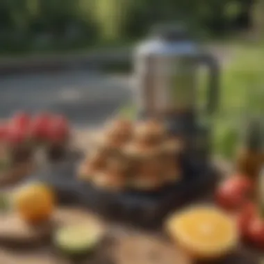 An outdoor area equipped with essential gear for enjoyment.